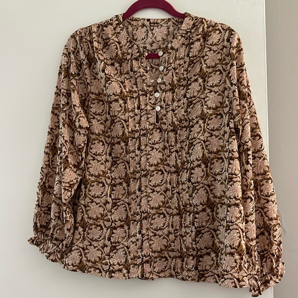 Brown blouse